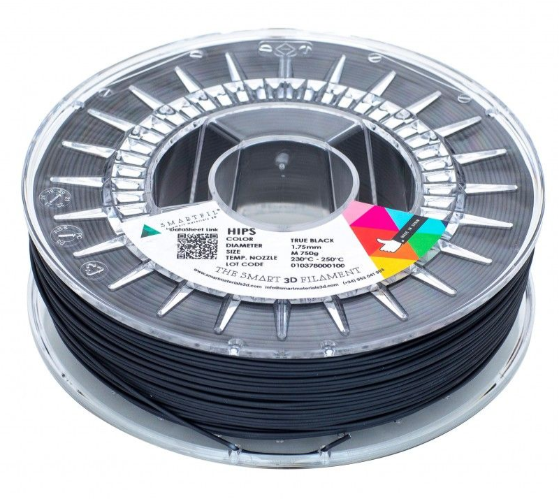 Smartfil HIPS - 750gr. – 2.85mm – Negro
