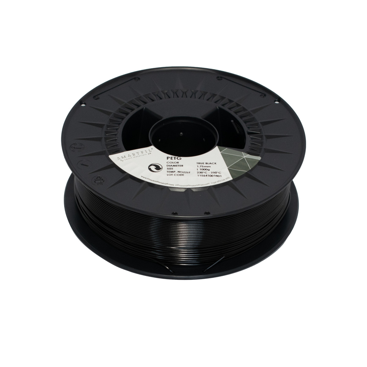 PETG – Filamento Smartfil 1kg. – 1.75mm – Negro